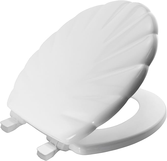 Bemis Shell STAY TIGHT Slow Close Moulded Wood Take Off Toilet Seat