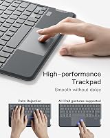 Inateck Keyboard Case for iPad 10th/11th Gen 11 Inch with Touchpad Gray view 6