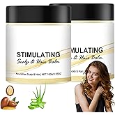2 PCS Stimulating Scalp and Hair Balm, Shea Butter and Mango Butter Blend Nourishes Scalp & Hair, Suitable for All Hair Care