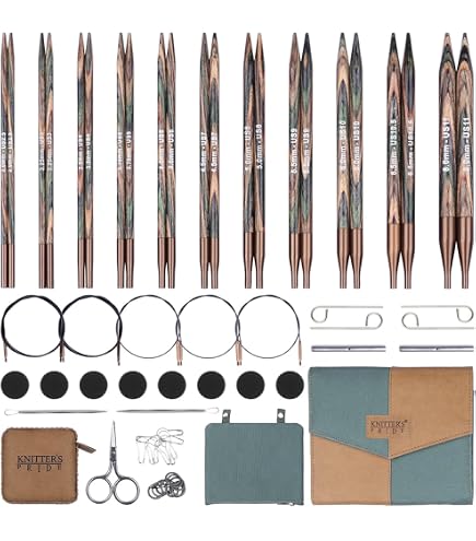 Amazon.com: Knitter's Pride Ginger Deluxe Interchangeable Needles Set