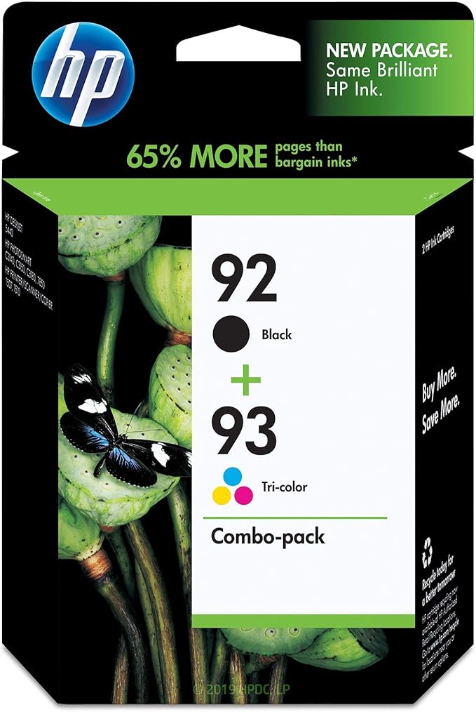 hp 92 black ink