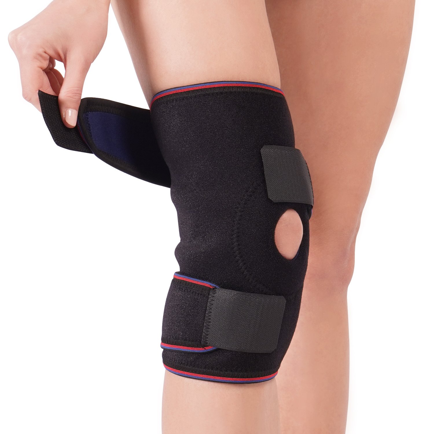 SOLES Patella Knee Support Brace Award Winning Adjustable Fit & Maximized Durability - Incredibly Comfortable, Made of Breathable Neoprene - Sweat Free Compression Brace For Daily Comfort & Relief