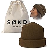 Sauna Hat – Natural Merino Wool Sauna Accessory for Heat Protection – Eco-Friendly, Lightweight & Durable