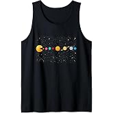 Funny Solar System - Astronauts Space Video Games Tank Top