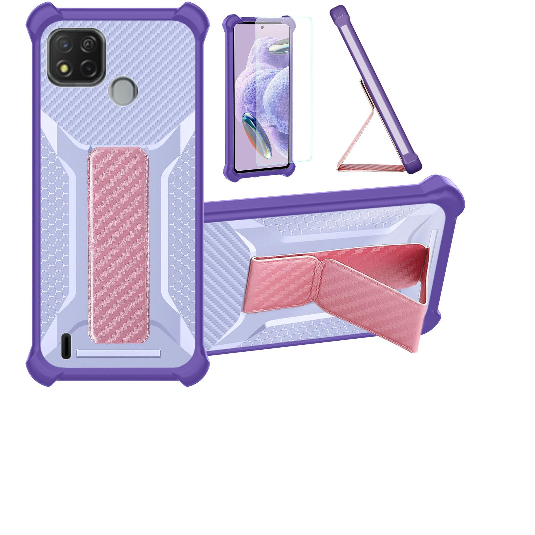 Aroepurt Case for Itel A57 Phone Case Stand Cover