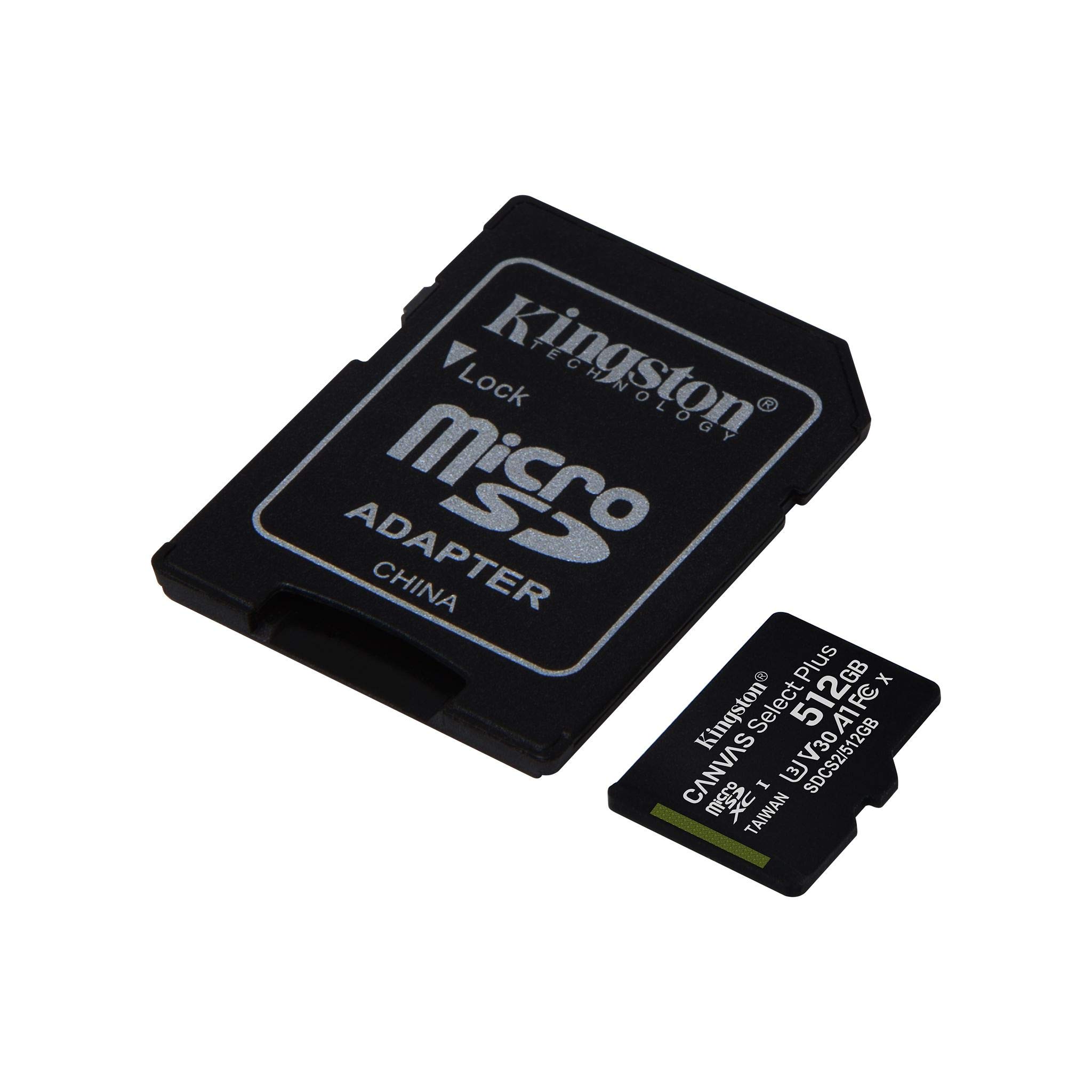 Kingston 512GB Fujitsu Arrows Kiss F-03D MicroSDXC Canvas Select Plus Card Verified by SanFlash. (10