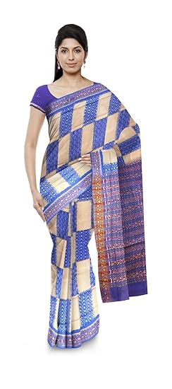 BOYANIKA Womens Sambalpuri Cotton Saree (boyanika 27_Multicolored)