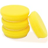 Griot's Garage 2” Perfecting Foam Pads for Car Polishing and Detailing, Buffing Pads for Paint Correction, Polishing, and Waxing, Yellow, Set of 4