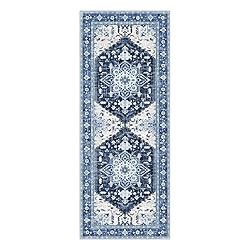 Yamaziot Washable Runner Rug, 2x5 Non-Slip Boho