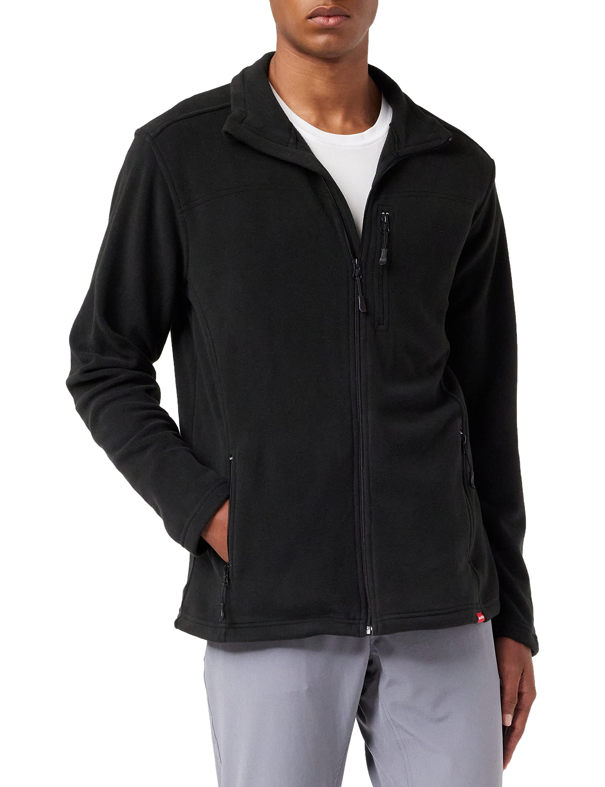 VELILLA 201502/C0/TXL Fleece Jacket, Black, XL