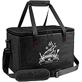 EddHomes BBQ Blanket for Resting Meat, Reusable Insulated Brisket Resting Blanket, Large Capacity BBQ Meat Blanket Bag with Adjustable Shoulder Strap, Smoker Meat Insulated Resting Bag for BBQ Meat