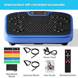 SoftGym Vibration Plate Exercise Machine for