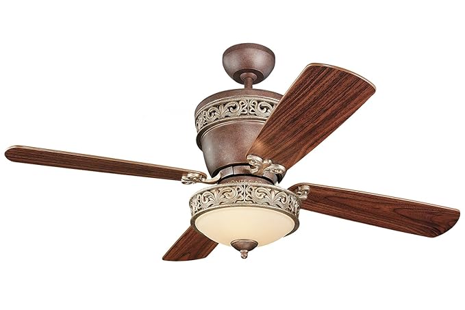 Monte Carlo 4vg42 28tbd L Villager Flush Mount Ceiling Fan With