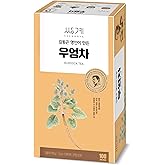 Ssanggye Burdock Tea 1.0g x 100 Tea Bags, Bulk Size Premium Korean Herbal Hot Cold Hygienic Single Teabag Earthy Herb Soft Taste 우엉차 4 Seasons Made in Korea