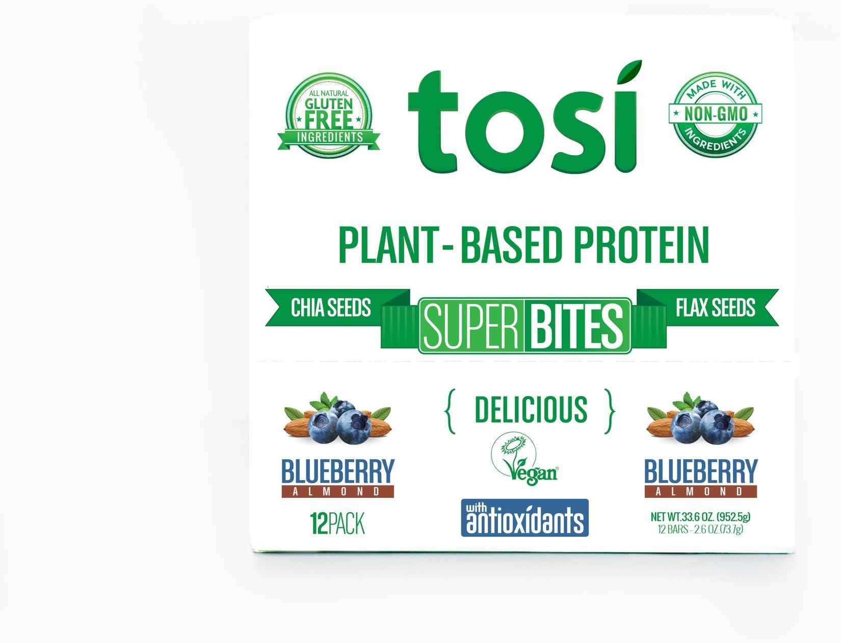 Tosi SuperBites Blueberry Almond by Tosi Health