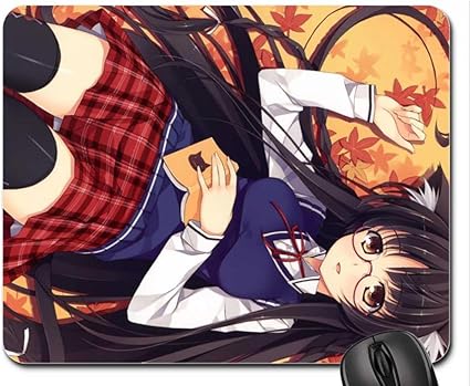 Yuuki Hagure Mouse Pad Mousepad 25 9 X 21 1 X 0 3 Cm Amazon Fr Fournitures De Bureau