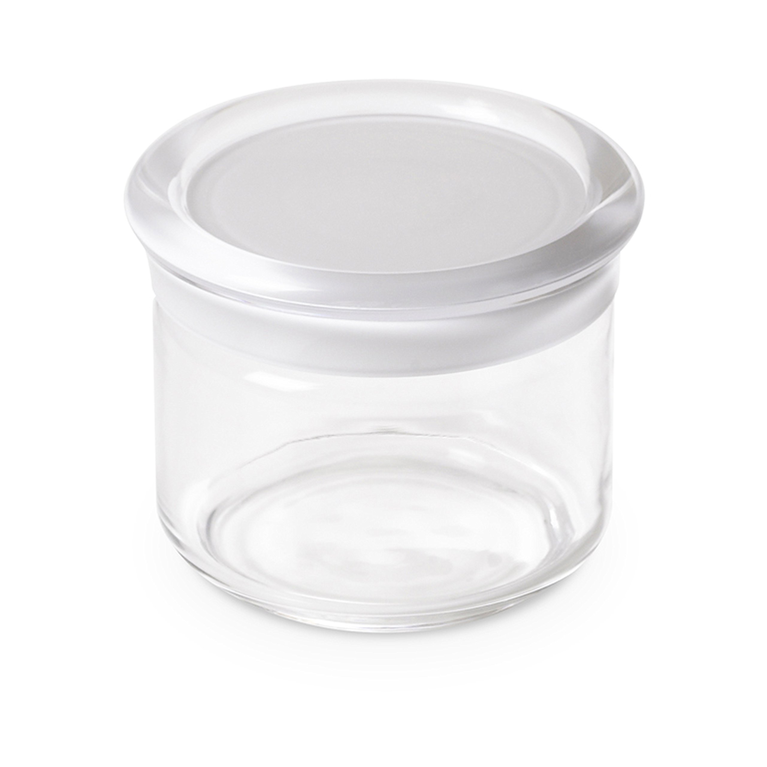 omada Design unbreakable plastic container 16,91 fl oz high 3,54 INCH, Trendy line, White
