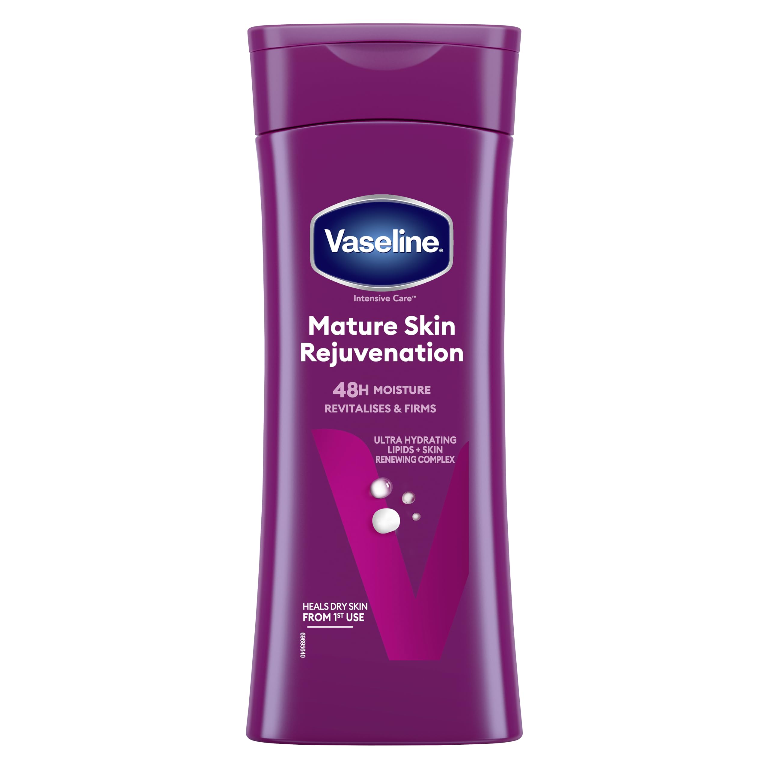 Vaseline Intensive Care Mature Skin Rejuvenation Body Lotion revitalises and firms with 48h moisture for maturing dry skin 400 ml
