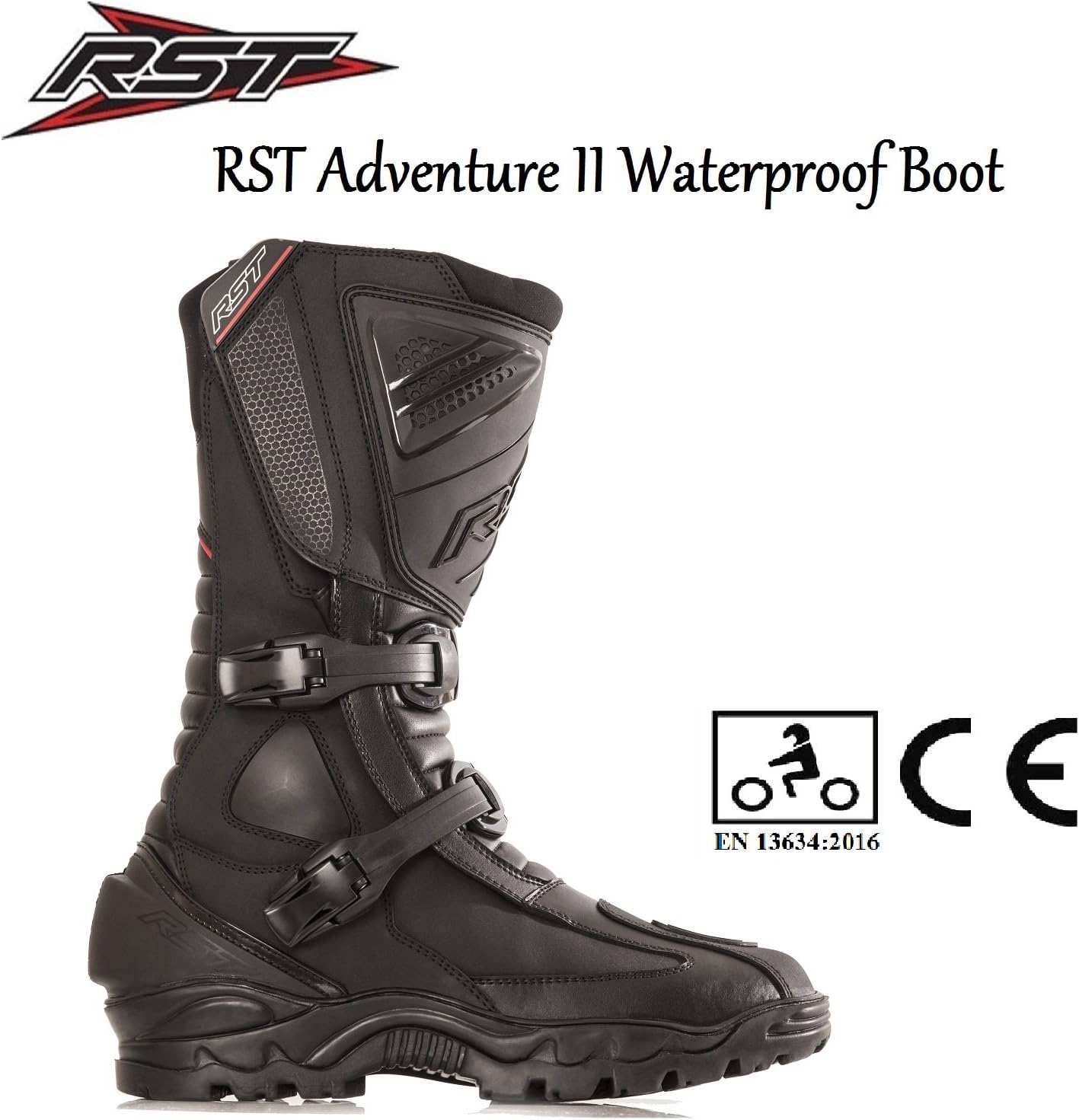 RST ADVENTURE II 1656 WATERPROOF BOOTS Motorcycle Touring Urban Sports Off Road CE Approved Boots