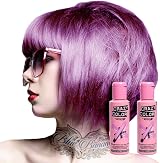 Crazy Color X2 Lavender Hair Dye 100ml Semi-Permanent No Ammonia