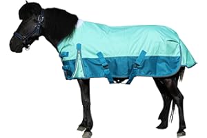 LEAFOREST 1200 Denier Waterproof Mini Shetland Rug Pony Rug Foal Rug Turnout Rug (no Filling) Green 51IN