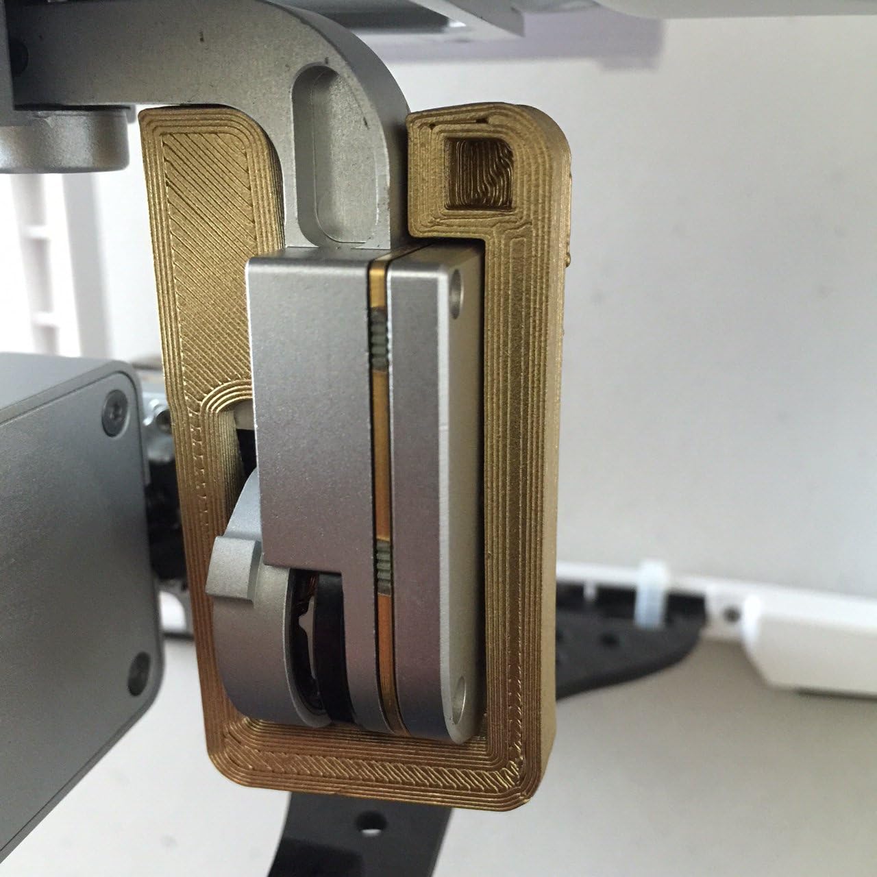 Dji Phantom 3 Gold Gimbal Guard (Protects Ribbon cable). Advanced & Professional