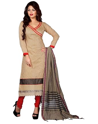 Printed Daily Wear Regular Pure Cotton Dress Material - Suraj ...