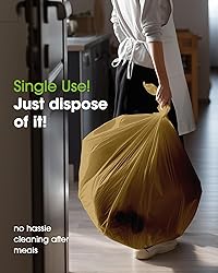 Pureegg Plastic Table Cloth Disposable 10 Pack, 54