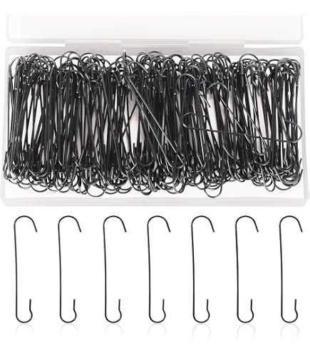 150 Crochets D'Ornement Pour Sapin De Noël - Acier 1 1/2" Long - Argent Ou Vert - Neuf