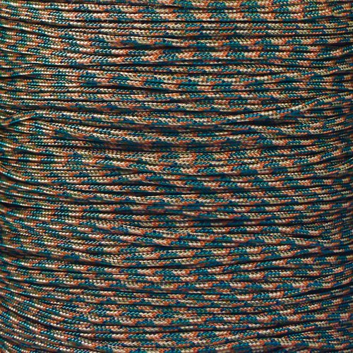 Paracord Planet 43kg Paracord – 1 Strand Type I Parachute Cord for Outdoors and DIY – Woodland Camo (30 m)