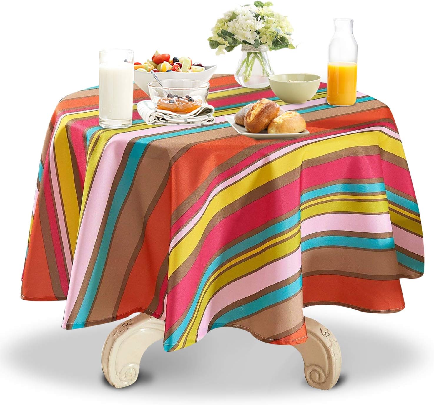 Best circle checkered table cloth plastic