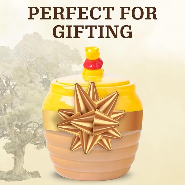 SILVER BUFFALO DISNEY WINNIE THE POOH HUNNY POT CERAMIC COOKIE JAR, SMALL