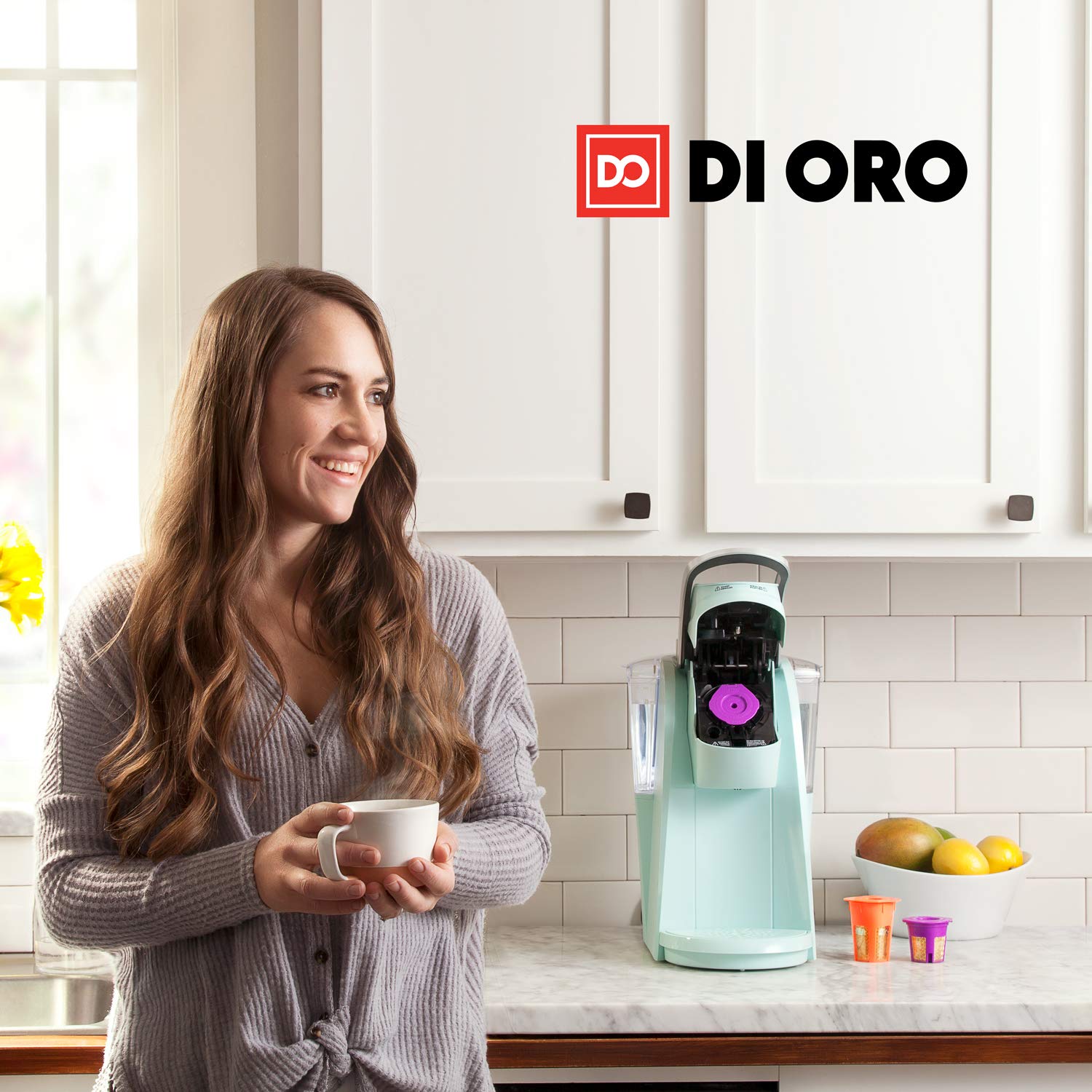 DI ORO - MaxBrew 24K GOLD K-Cup Reusable Filter for Keurig 2.0/1.0 Small Single K-Cup