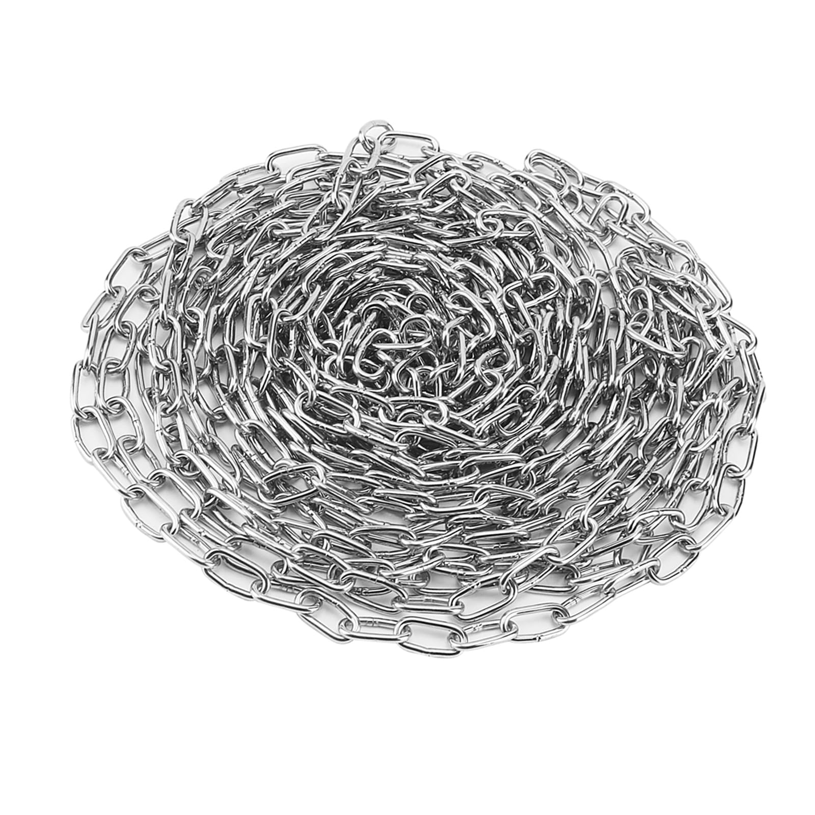 NAMYEUT 2 mm Stainless Steel Chain, 10 m Long, Welded Chain Links, Stainless Steel Chain, Short Links for DIY, Swivel Chain, Drying the Laundry Chain