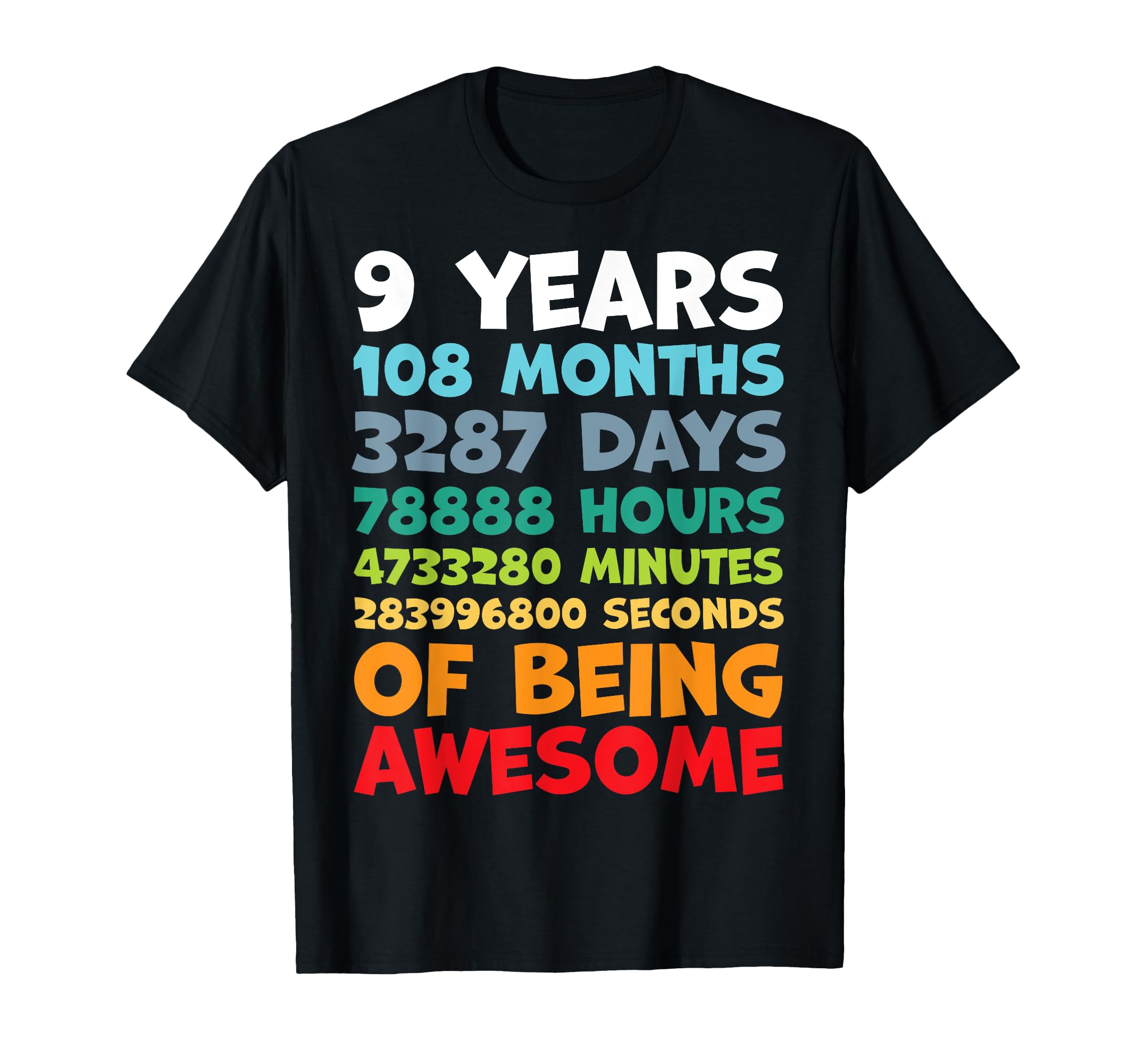 Photo 1 of 9 Year Old BDay Decorations Son Boy 9yr 9th Birthday T-Shirt