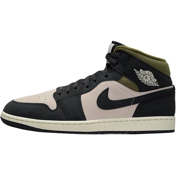 Amazon.com | Air Jordan 1 Mid Men's Shoes (DQ8426-010, Black
