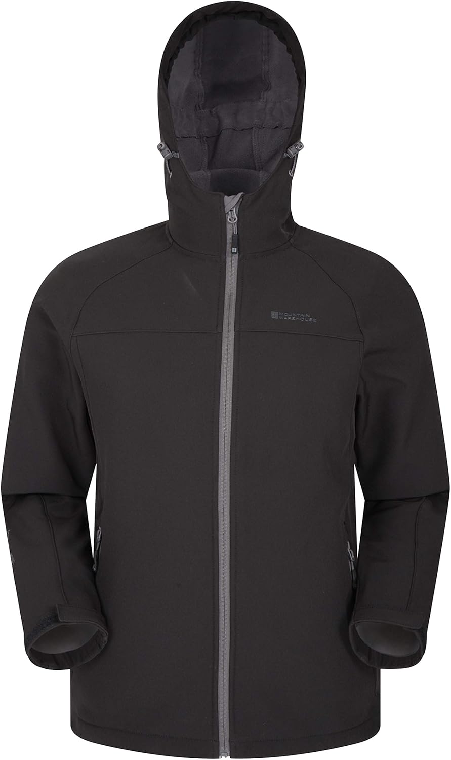 exodus printed mens showerproof softshell