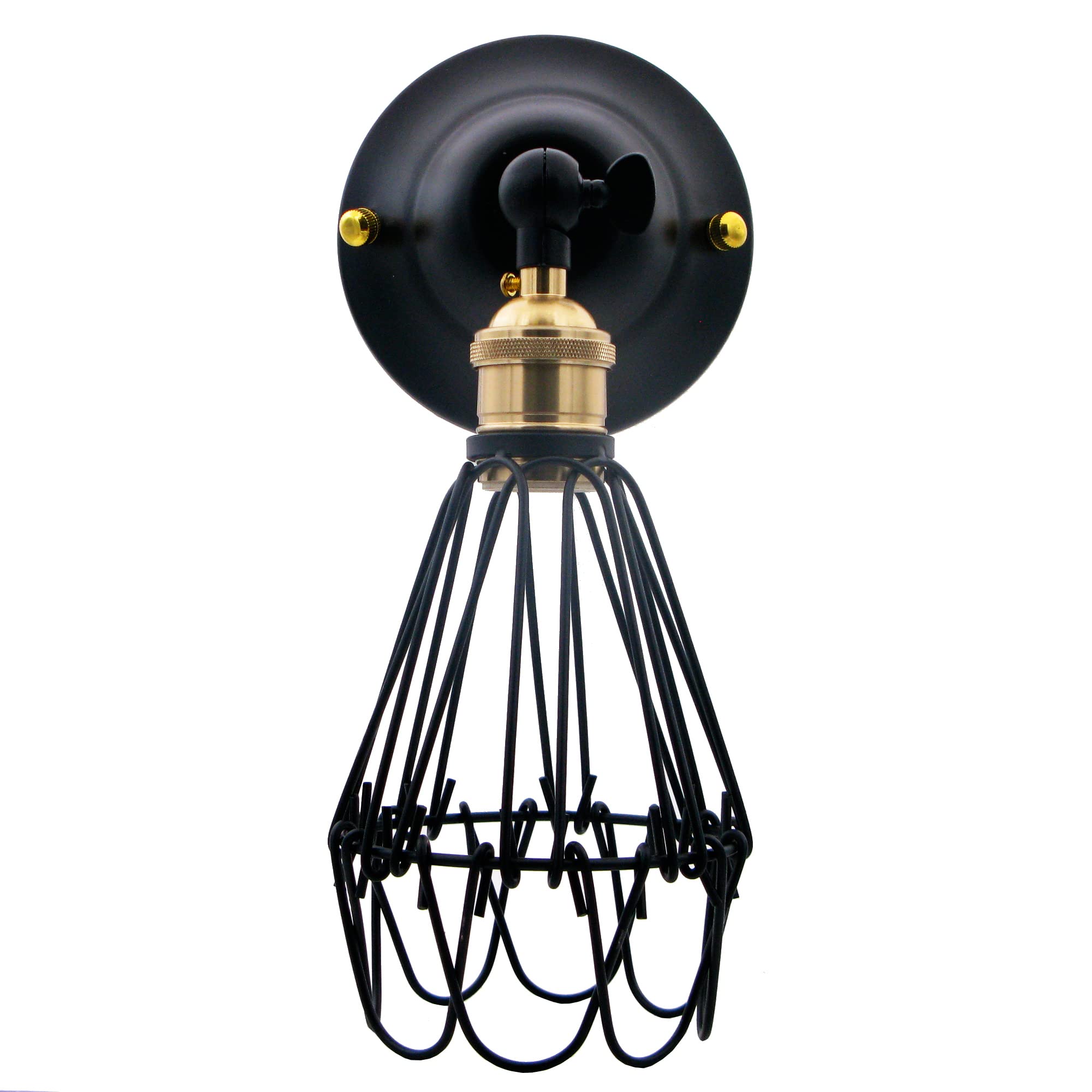 LAES 987539 Wall Light Vintage, Black, 15.05 X 34.5 cm