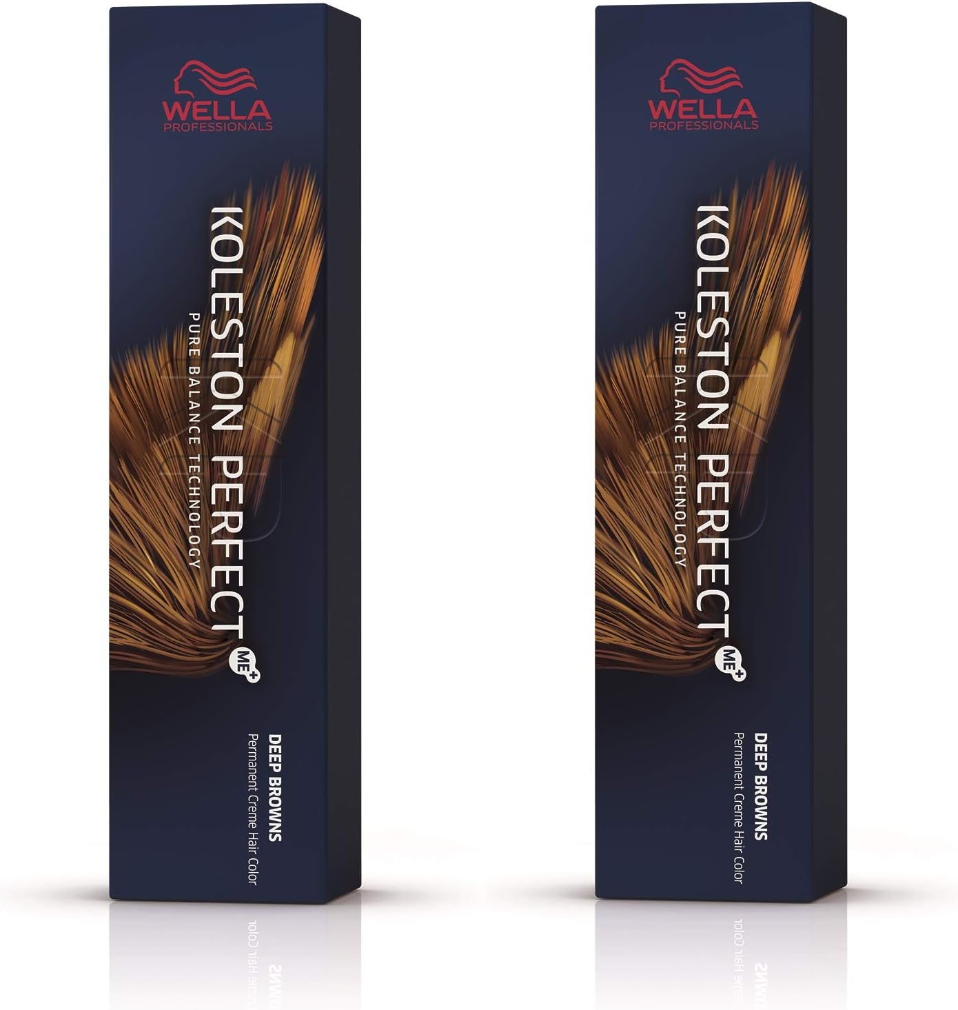 WELLA Koleston Perfect Me KP Deep Browns 7/77 Medium Blonde Brown Intensive Pack of 2, 60 ml (Pack of 2)
