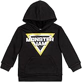 Monster Jam Maximum Destruction El Toro Loco Grave Digger Fleece Pullover Hoodie Toddler to Big Kid
