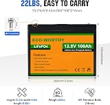 ECO-WORTHY 1700W Solar Power System 24V Home Kit 10x170W Panels 4x100Ah Lithium view 5