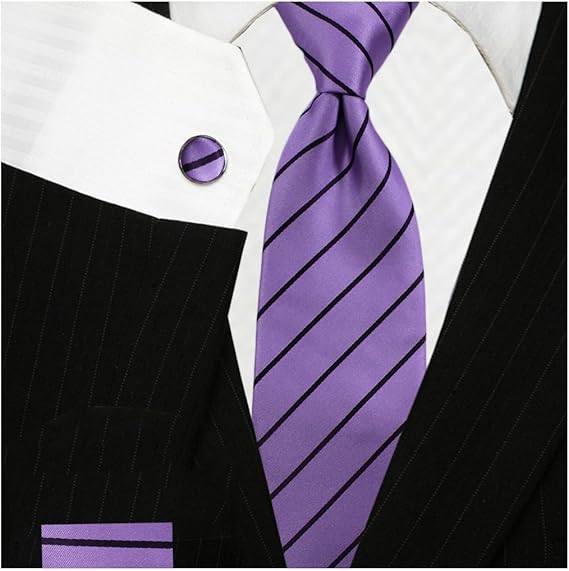Amazon Bestowラベンダータイセット バイオレットネクタイ ストライプ ネクタイ 通販