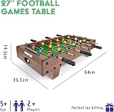 Power Play Table Top Football Game 64cm Wooden Portable 9-a-side view 6