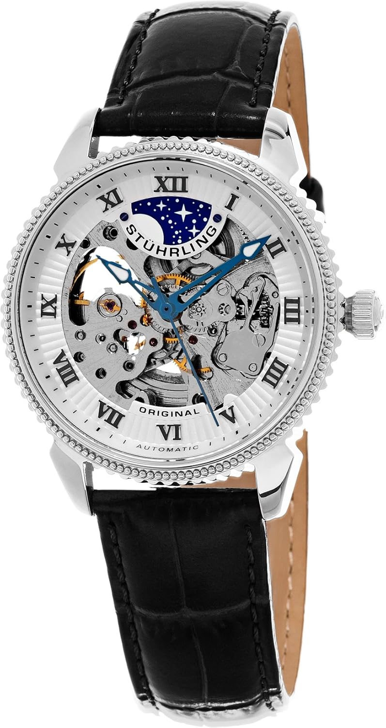 Stuhrling Original Mens Automatic Watch Skeleton Watches