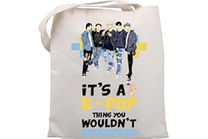 UJIMS TXT Album Inspired Gift Korean Singer Fans Tote Bag TXT K-pop Merchandise Korean Music Gift for K-pop Lover