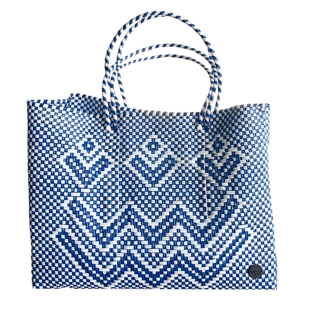 Handmade woven bag Recycled Plastic BRISLA BAG Large Tote ToGo Bag
