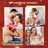 HEGUD Eternal Rose & I Love You Necklace Gift for Mum, Wife, Girlfriend view 7