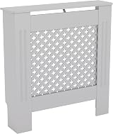 Vida Designs Oxford Radiator Cover White Small H82 W78 D19cm MDF Cabinet