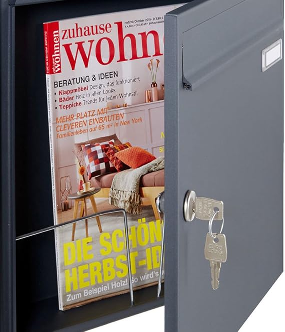 Letterbox Design Basic 382 A With Rain Cover Manufaktur Lip