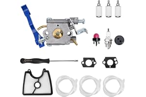 Vkinman 590460102 545081811 Carburetor for Husqvarna 125B 125BX 125BVX 28CC Leaf Blower for Zama C1Q-W37 Carb with Air Fuel F